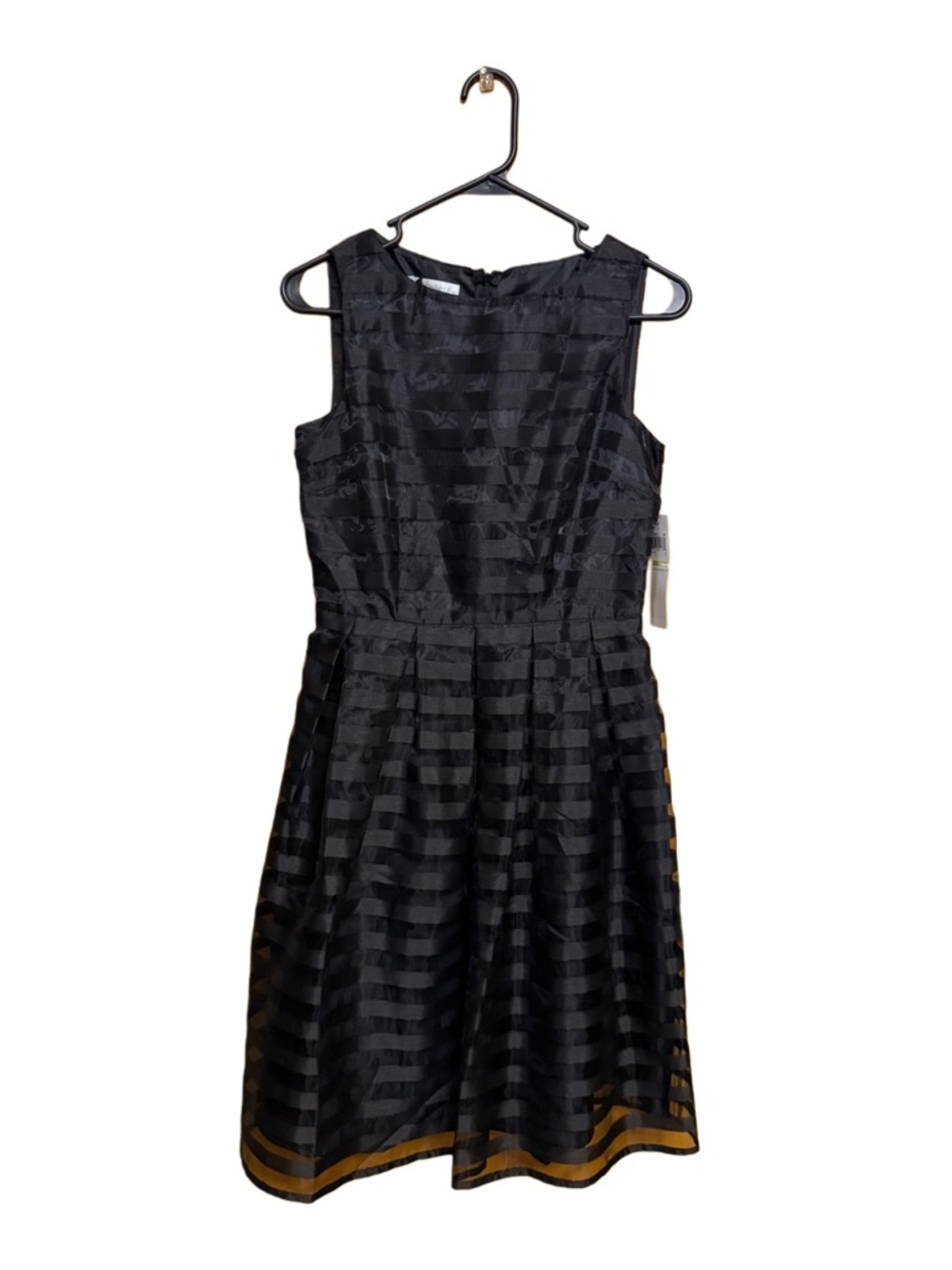 NWT London Times Little Black Dress Size 4 Textured Cocktail Party Wedding Guest